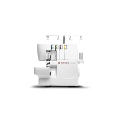 Máquina de Costura Overlock Singer S0105 127V | 6 Tipos de Pontos, 1.300 PPM | Braço Livre, LED, Estrutura em metal | Costura com 1 ou 2 Agulhas | Ideal para Malha, Bainha e Acabamentos Profissionais
