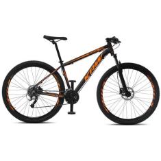 Bicicleta Aro 29 KRW Alumínio 27 Vel Freio a Disco Hidráulico e Trava 