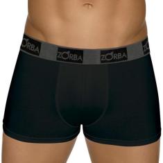 Cueca zorba boxer 0717-1, Preto, GG