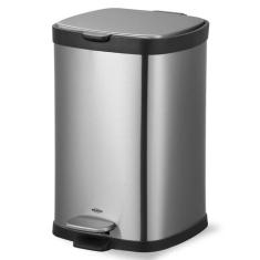Lixeira Frame com Pedal 12 Litros em Aço Inox Brinox