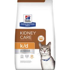 Ração Seca Hill's Prescription Diet k/d Cuidado Renal para Gatos Adultos - 1,81 Kg
