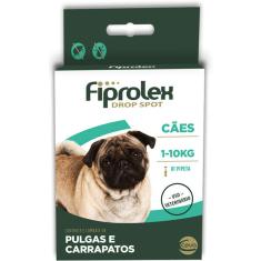 Antipulgas e Carrapatos Ceva Fiprolex Drop Spot de 0,67 mL para Cães até 10 Kg - 1 Unidade