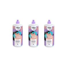 Creme Para Pentear Salon Line 1 Lt Super Desembaraço - 3Un