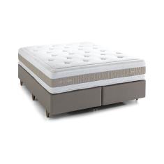 Colchão King Molas Ensacadas Venus 193x203x35cm Herval Branco/Bege