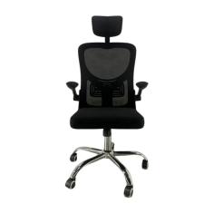 Cadeira De Escritório Presidente Mesh Elegance Preta