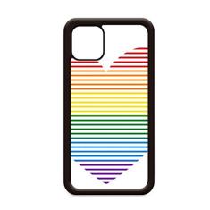 Capa Rainbow Gay LGBT para iPhone 12 Pro Max para Apple Mini Mobile Case Shell