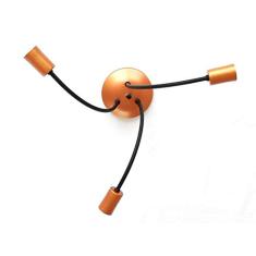 Plafon Aranha Preto/Cobre