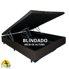 Cama Box Baú Casal Bipartido 138 x 188 - Super Reforçado 