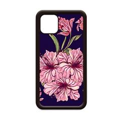 Capa para Apple Mini Mobile Case Case Case Case Dark Flower Plant Leaf Dark para iPhone 12 Pro Max