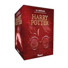 Box - Harry Potter premium vermelho (7 Livros em capa dura)