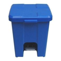 Cesto Lixeira Quadrada Plastica Com Pedal 25 Litros - JSN, Branco