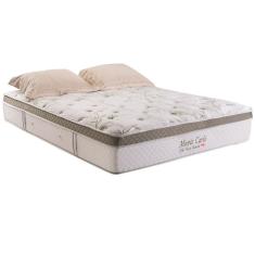 Colchão Queen Espuma Visco Molas Ensacadas MasterPocket Monte Carlo Euro Pillow (158x198x33) - Herval
