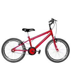 Bicicleta Infantil Masculina Aro 20 Aero Vermelha E Preta