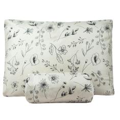 Jogo De Lençol Solteiro Bouti Basic Estampado 180 Fios 2 Peças - Minimal Floral