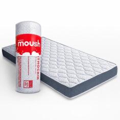 Colchão Solteiro Espuma D28 Certificada Orthocrin a Vácuo Moush 88x188