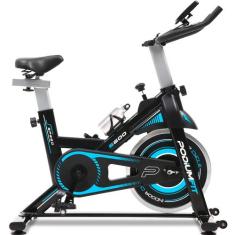 Bicicleta Ergométrica Spinning PodiumFit S600  Roda 10kg - Silenciosa