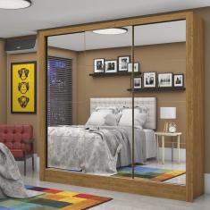 Guarda-roupa Casal 3 Portas com Espelho Santiago Premium Espresso Móveis
