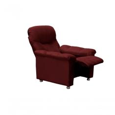 Poltrona Do Papai Reclinável Virtus - Veludo Vinho