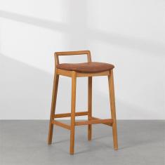 Banqueta Nara PU - Cognac