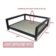 Cama Pet Cães Gatos Impermeável Industrial 65x50cm Almofada - Moveraço