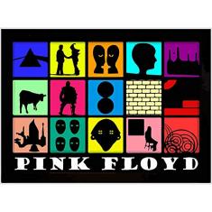 Adesivo de Parede Pink Floyd Albuns