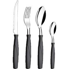 Faqueiro Itaparica, 25 peças, Preto, Brinox
