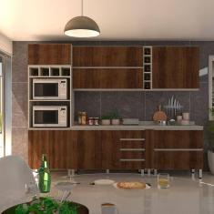 Cozinha Completa 7 Peças com Tampo Lis Luciane Móveis
