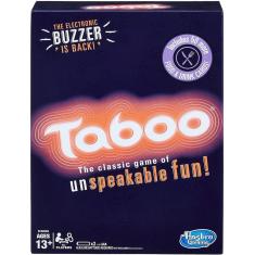 Jogo de tabuleiro Taboo Party com campainha, maiores de 13 anos