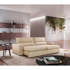 Sofá Filadélfia Linho 02 Módulos 90cm B25cm Meu Sofá Online A294 Linho Creme