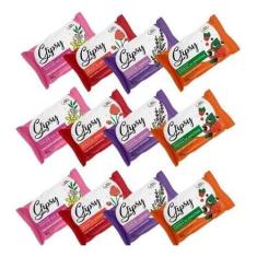Kit 12 Sabonetes Cremosos Gispy 80G 4 Fragrâncias Escolher