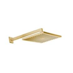 Chuveiro Lorenzetti De Parede Lorenquadra  Dourado Matte