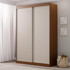 Guarda-Roupa Solteiro 2 Portas 1 Porta Ripada Samambaia Cabecasa Freij