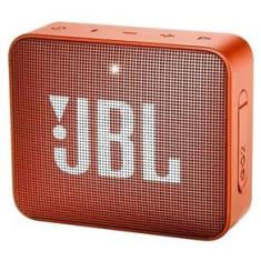 Caixa de Som GO 2 Portátil, Bluetooth, 3W, Laranja - JBL 