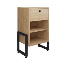 Mesa de Cabeceira Wolli 1 Gaveta Natura - Fit Mobel