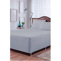 Jogo de Lençol Casal 3 pcs Cama Box Conjugado 200 Fios - LF ENXOVAIS, 