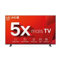 Smart TV 65" 4K Ultra HD LG 65UT8050PSA, Bivolt, Preto
