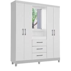 Guarda Roupa Capelinha Lyon Rud Rack, Branco