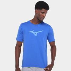 Camiseta Mizuno Basic Big Masculina, Azul, P