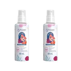 Kit 2x Desodorantes Íntimo Colágeno Ácido Hialurônico Delicada 50ml-Unissex