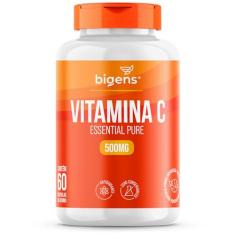 Vitamina C Essential Pure 500mg,60 Cápsulas, Bigens (Unidade)