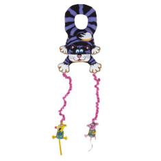 Brinquedo para gato Fatcat Gato com elástico Ratinho Bouncer Hanger