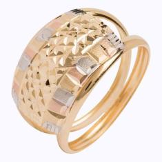 Anel de Ouro 18k Personalitá - Meu Anel, 21