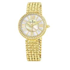 Relógio Pulso Jean Vernier Feminino Aço Dourado Jv01320
