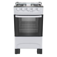 Fogão à Gás Mueller MFI4BA 4 Bocas Forno 48,1L Manual - Branco