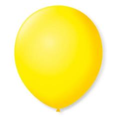 Balão São Roque Número 7 Amarelo Citrino 50 Unidades - Sao Roque