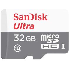 Cartao de Memoria SanDisk Ultra® microSDHC™ UHS-I Card with Adapter – 32GB*