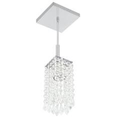 Lustre Pendente Quadrado Clearcrillic Cristal Acrílico - MARRYLUZ