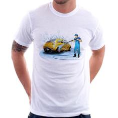 Camiseta Lava Jato - Foca na Moda, Branco, GG