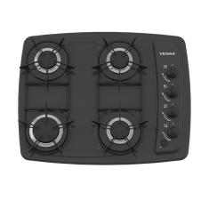 Cooktop a Gas 4 Bocas Venax Preto