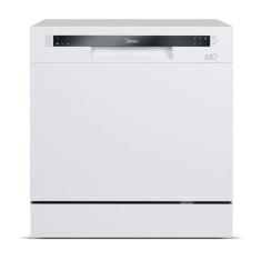 Lava Louça 8 Serviços DWA08B Midea Branco 110V, 110V